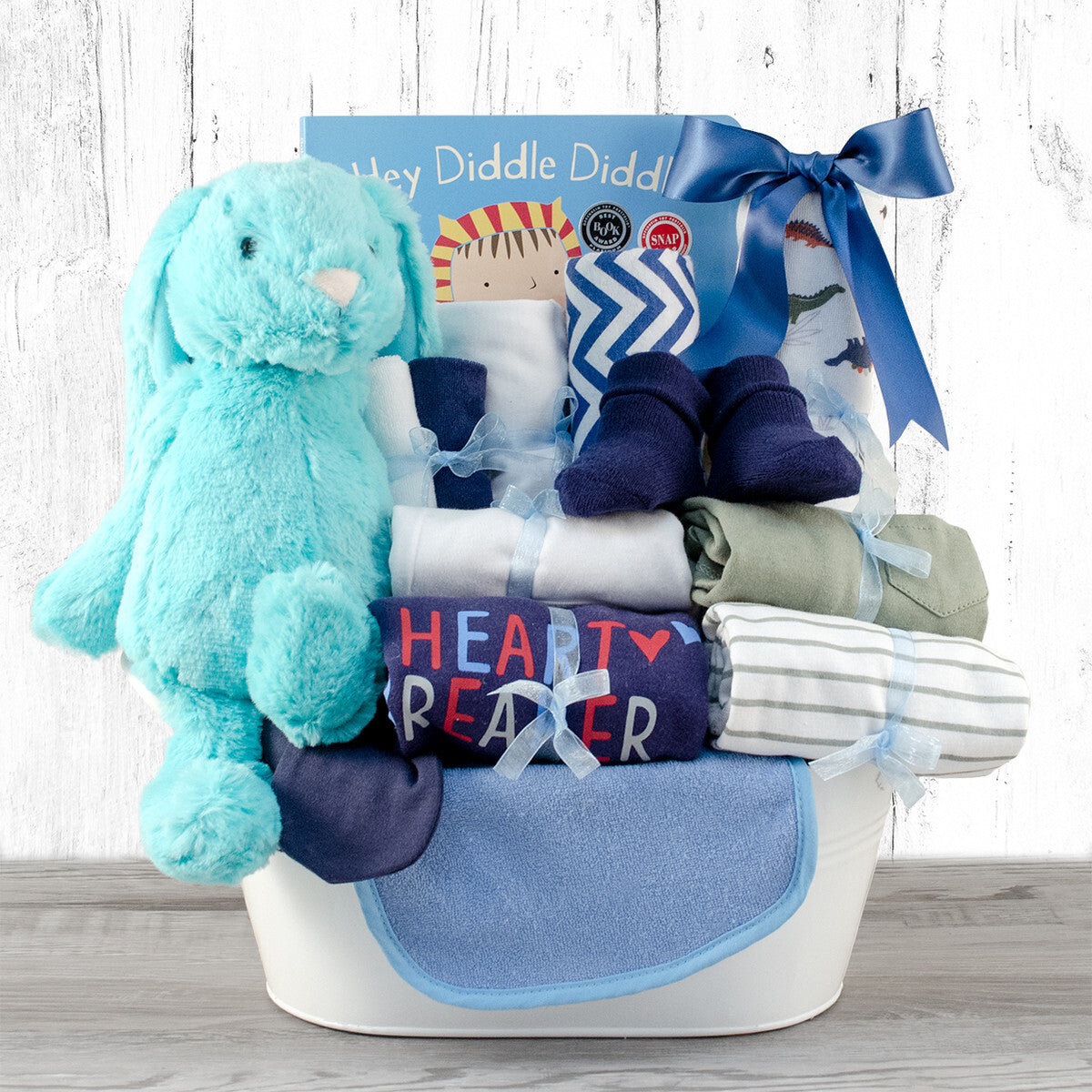 Heart Breaker: Baby Boy Gift Basket