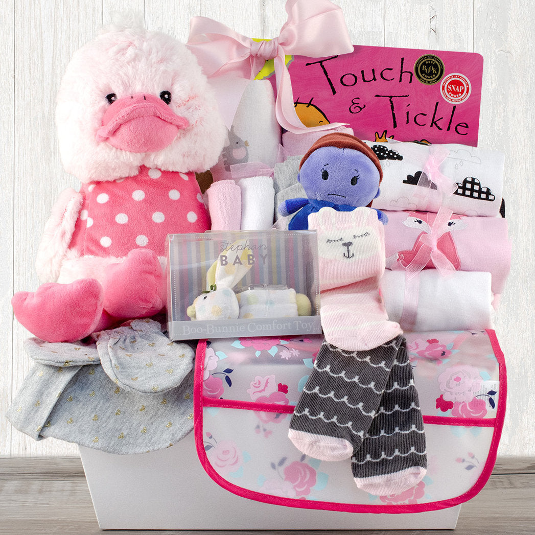 It's a Girl: Baby Girl Gift Basket